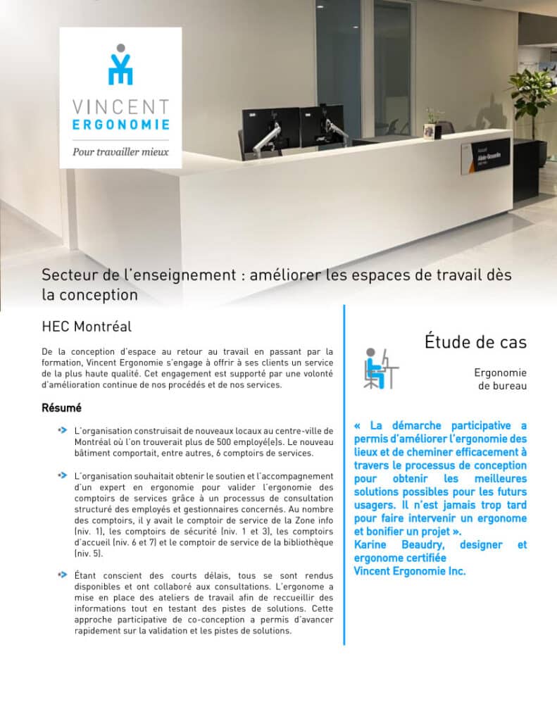Secteur de l’enseignement : améliorer les espaces de travail dès la conception 1 edec HEC